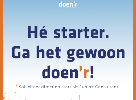 Waarom starten met een startersfunctie top is!