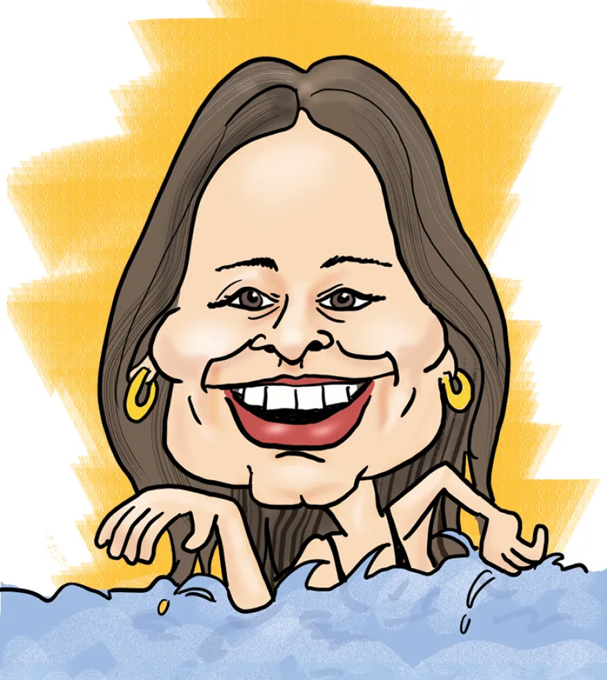 Karikatuur Amber Vraagmanager bij doen'r