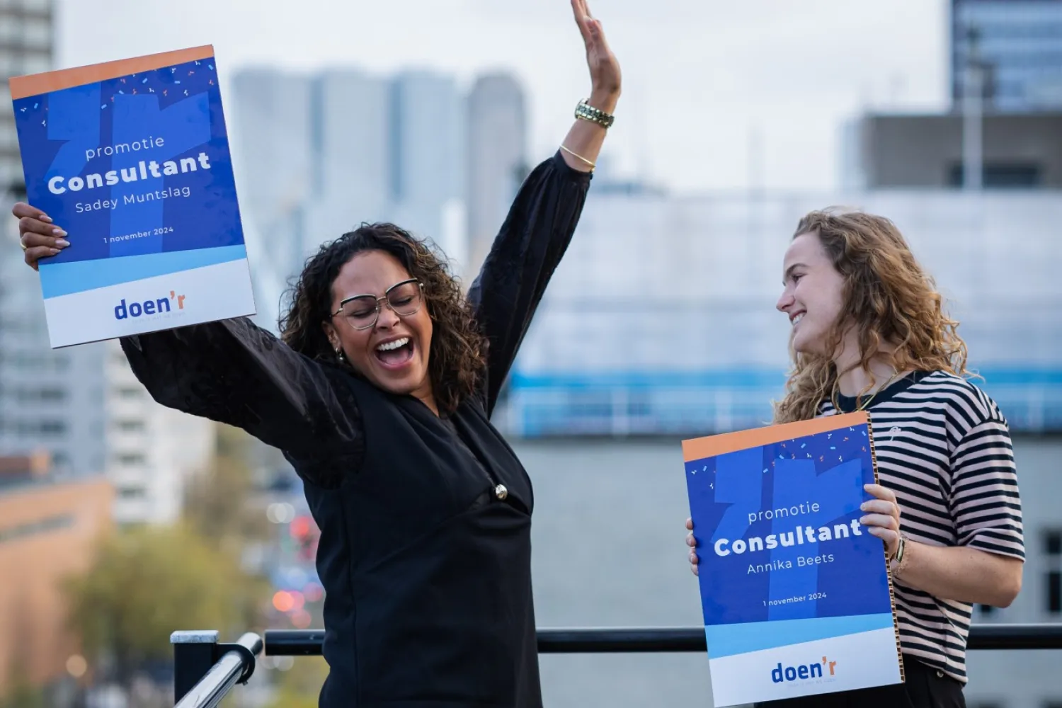 Sadey en Annika Consultants bij doen'r