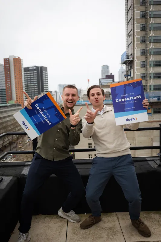 Cas en Martijn Consultants bij doen'r 4