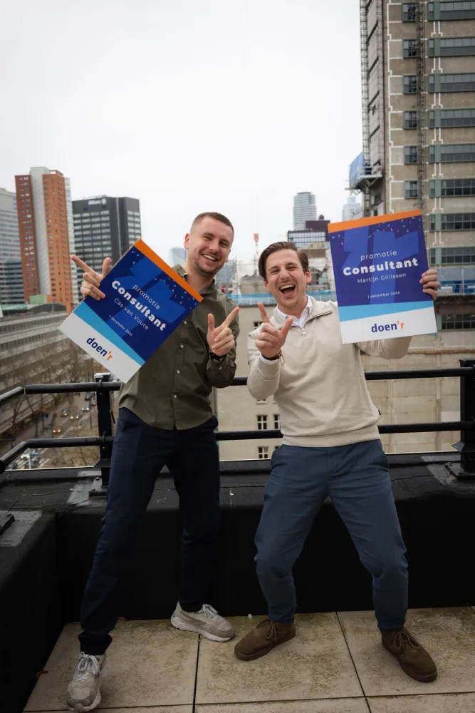 Cas en Martijn Consultants bij doen'r 5