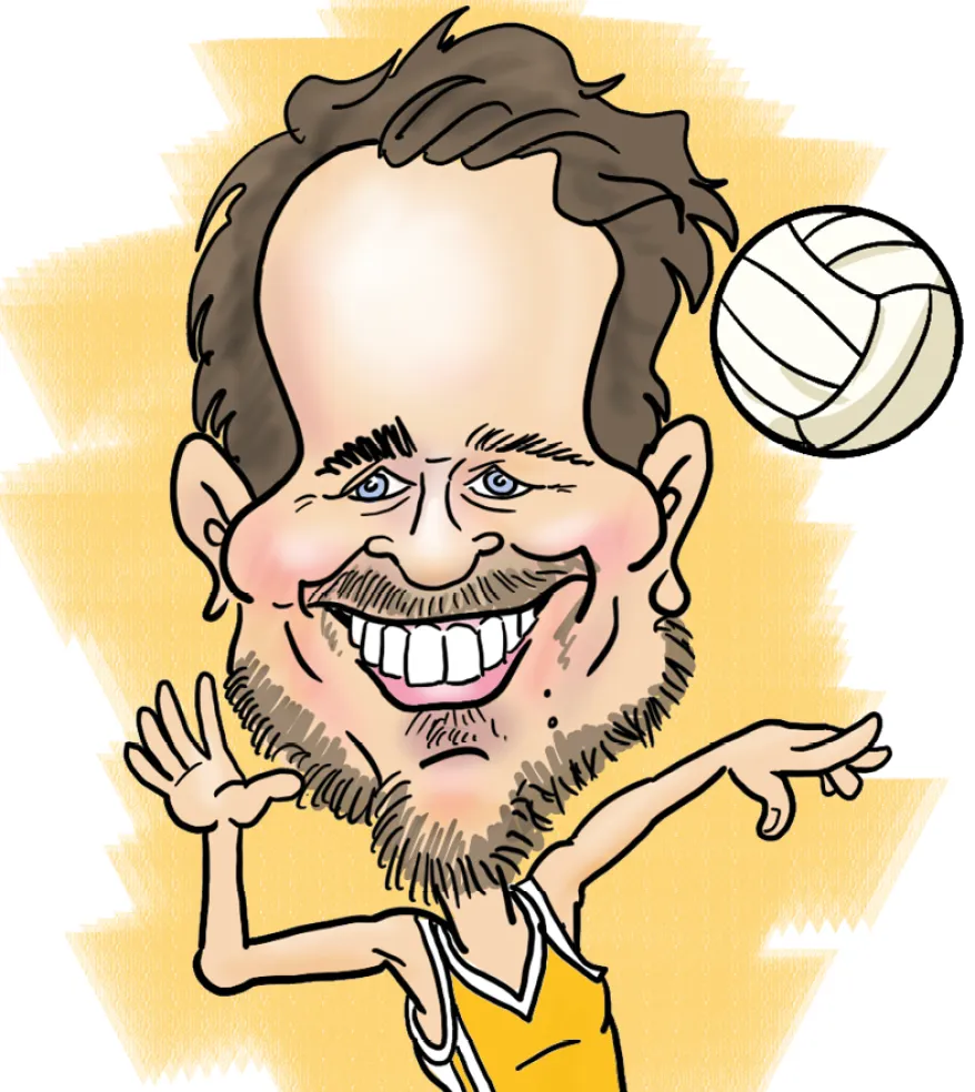 Karikatuur André Aanbodmanager bij doen'r