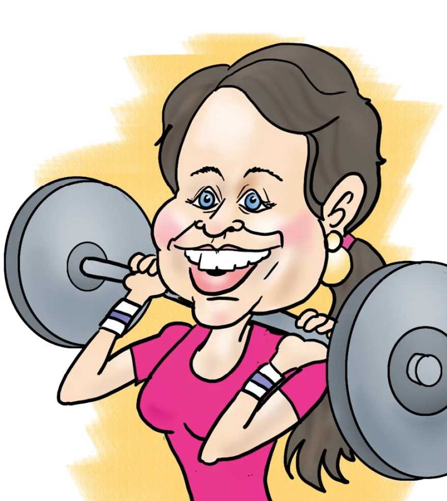 Karikatuur Annemarije Aanbodmanager bij doen'r