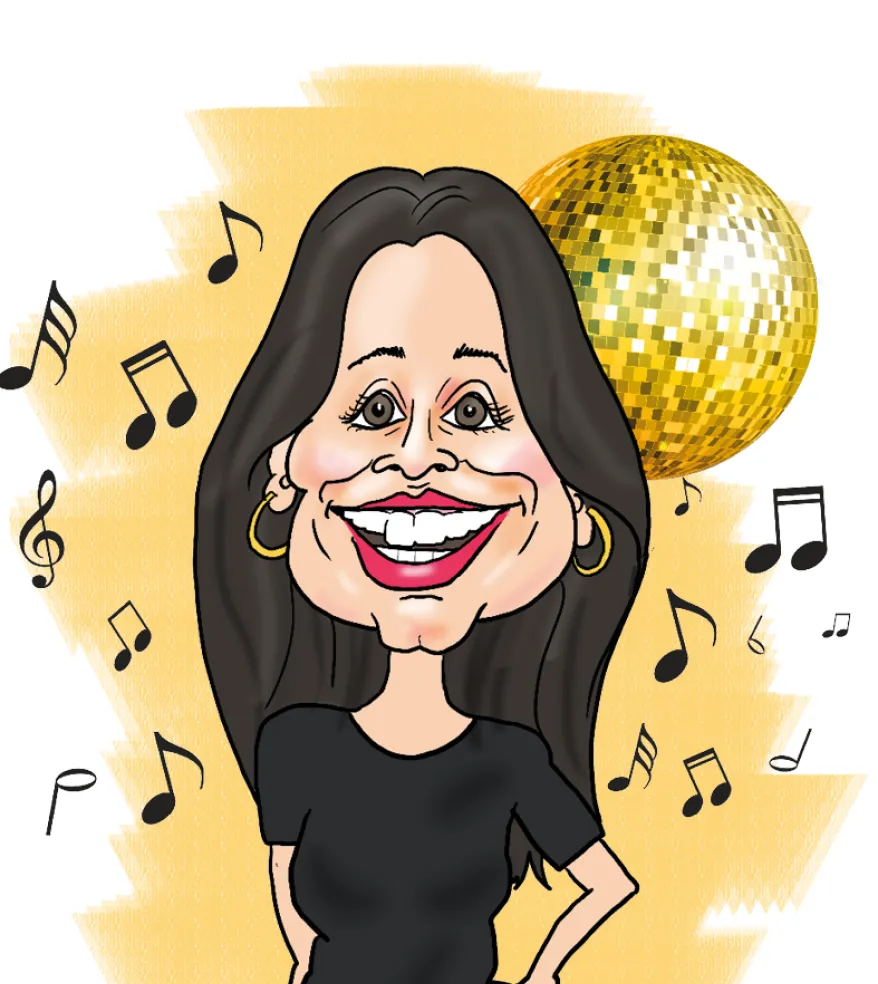 Karikatuur Celeste Aannemer bij doen'r